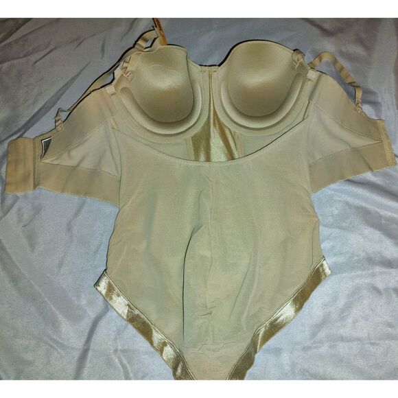 NWT Maidenform Firm Control Convertible Body Shapewear W/ Built In Bra Size 34DD - Picture 3 of 8